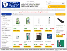 Tablet Screenshot of farmaciapezzullo.it